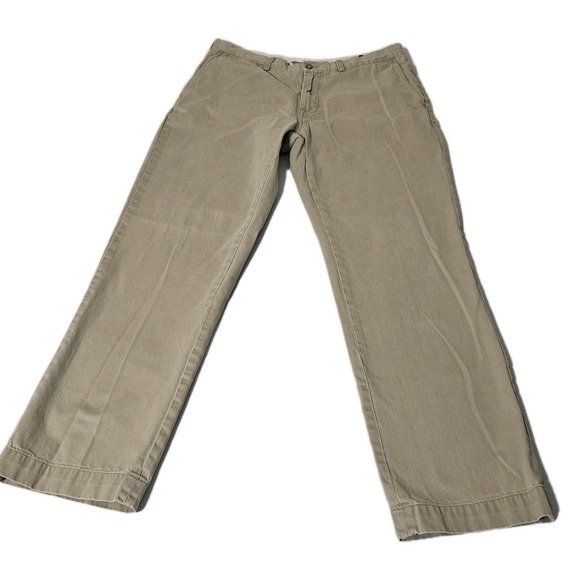 Vintage Polo Ralph Lauren Pleated Chinos 34x30 Khaki Tan Golf Pants Country Club - Picture 3 of 12